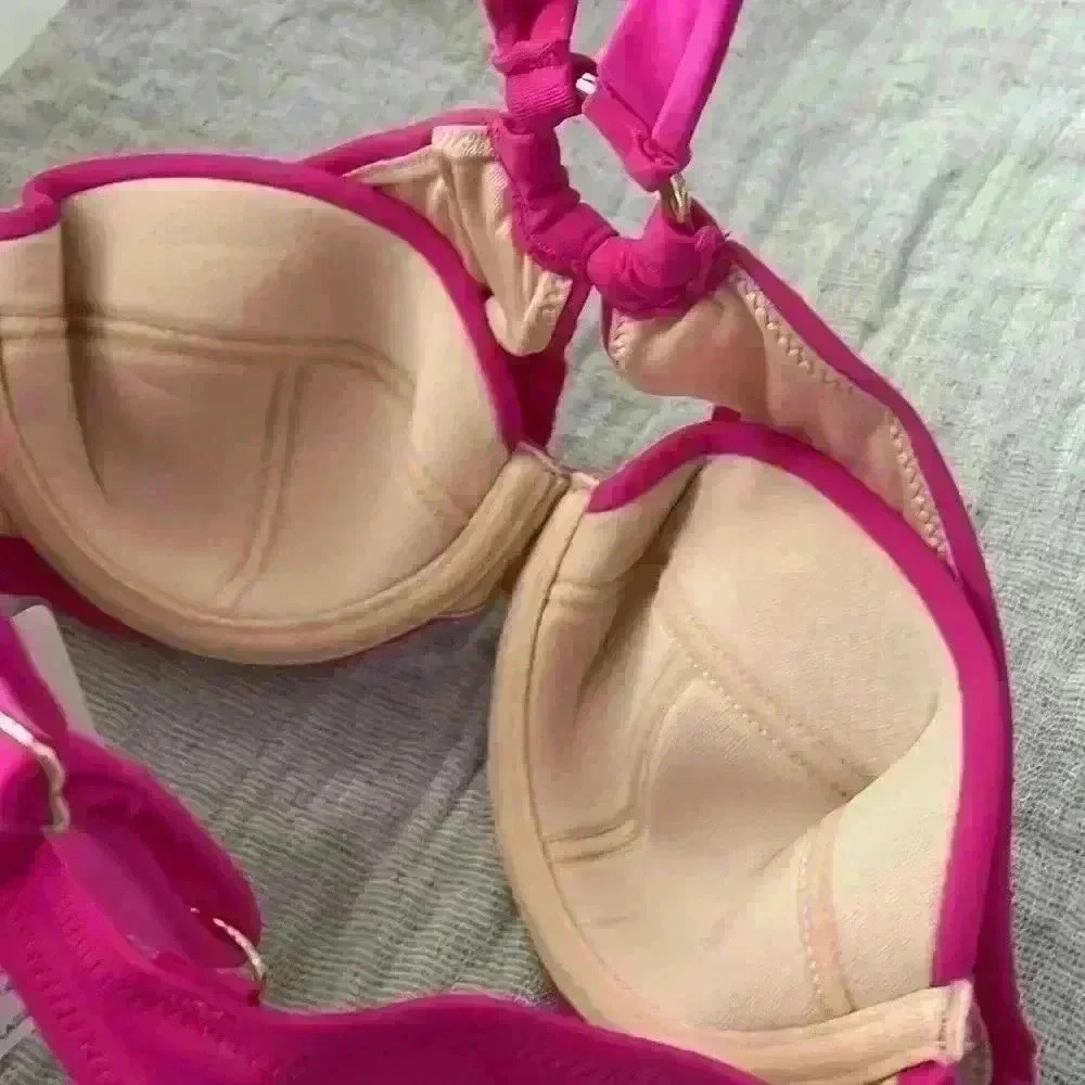NWT L'Agent by Agent Provocateur X Monica & Penelope Cruz Sz S Adriana Pink Top - Picture 5 of 10